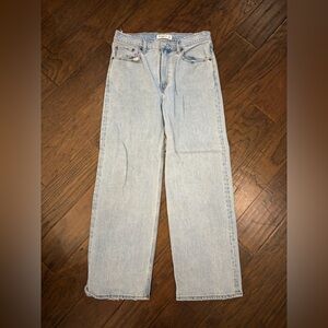 Abercrombie & Fitch Light Blue High Rise Women Jeans